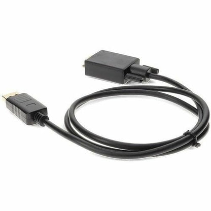AddOn 3ft (1M) Displayport to VGA Black Adapter