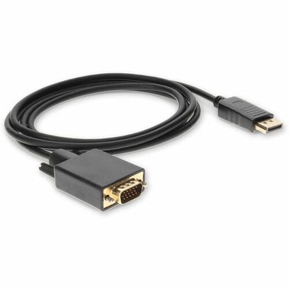 AddOn 6ft (2M) Displayport to VGA Black Adapter