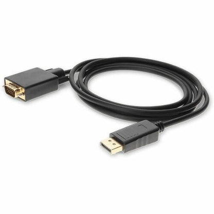 AddOn 6ft (2M) Displayport to VGA Black Adapter