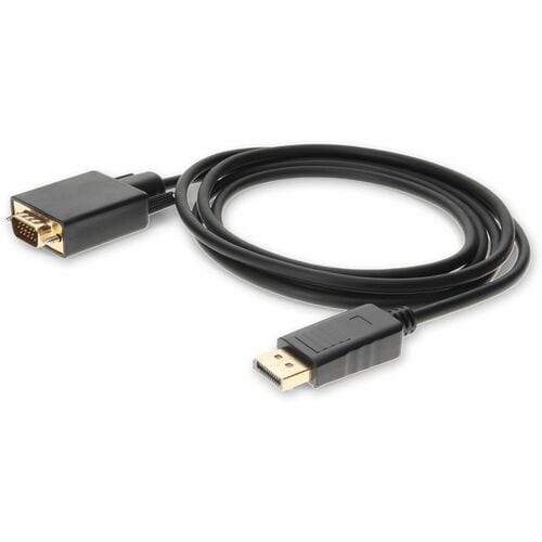 AddOn 6ft (2M) Displayport to VGA Black Adapter