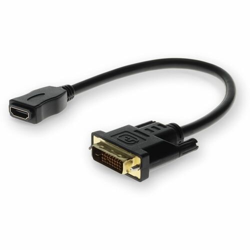AddOn Bulk 5 Pack DVI-D to HDMI Adapter Cable - M/F - 8\" (203.20 mm) DVI/HDMI A/V Cable f