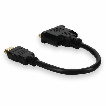 AddOn HDMI to DVI-D Adapter Cable - M/F - 8\" (203.20 mm) DVI/HDMI Video Cable for Video D