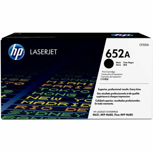 Cartouche de toner laser d'origine HP 652A (CF320A) - Paquet unitaire