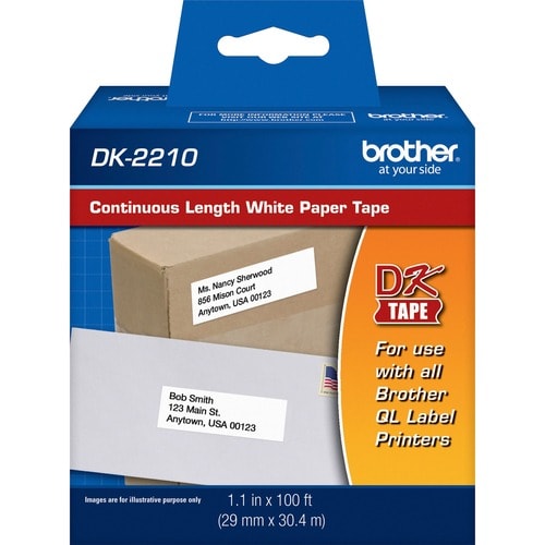 RUBAN PAPIER CONTINU MULTI 3 1-1/5IN 29MM 100FT