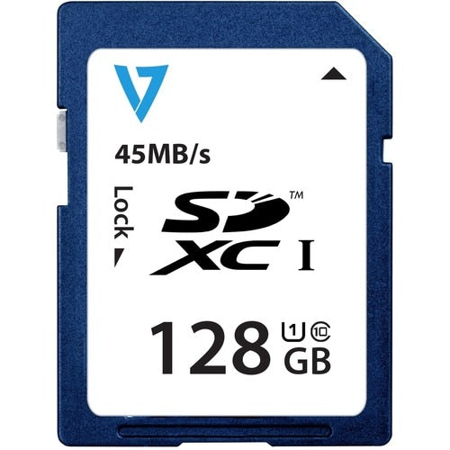 Carte mémoire SDHC 128 Go SDXC CL10 UHS-I 45 Mbit/s 18 Mbit/s, protection en écriture, pour appareil photo reflex numérique HD