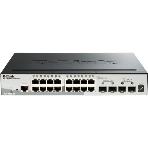 Carte réseau 16 ports Gigabit Smart MNGD série 1510 avec 2 SFP + 2 10G