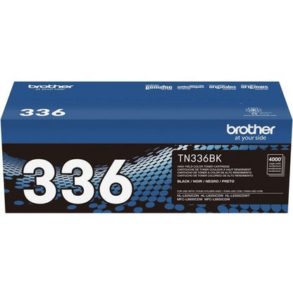 Cartouche de toner d'origine Brother TN336BK - Laser - Haut rendement