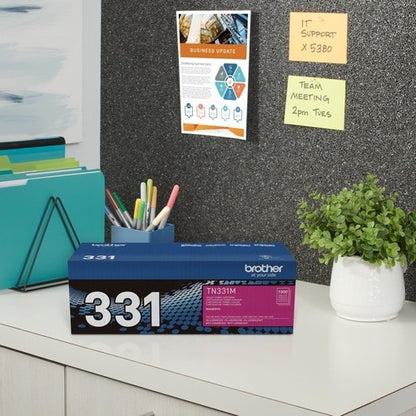 Cartouche de toner d'origine Brother TN331M - Laser - 1 500 pages