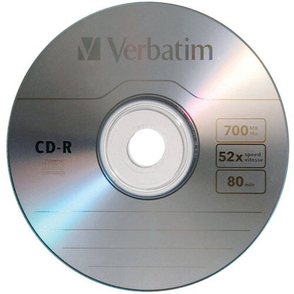 CD-R Verbatim 700 Mo 52X avec surface de marque - Boîte de 10 disques en vrac