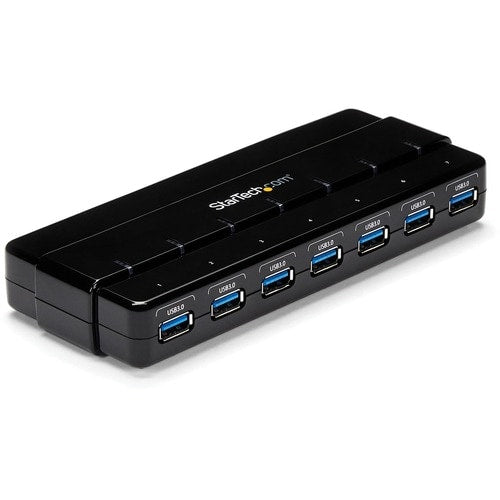 StarTech.com 7 Port SuperSpeed USB 3.0 Hub - 5Gbps - Desktop USB Hub with Power Adapter