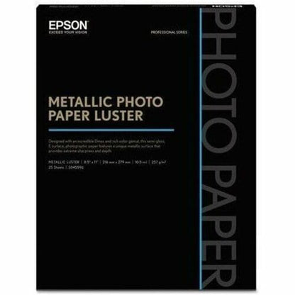 8.5X11 LUSTER METALLIC PHOTO PAPER