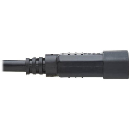 Cable de alimentación para computadora Tripp Lite de 2 pies, C14 a C15, resistente, 16 A, 14 AWG, 2 pies