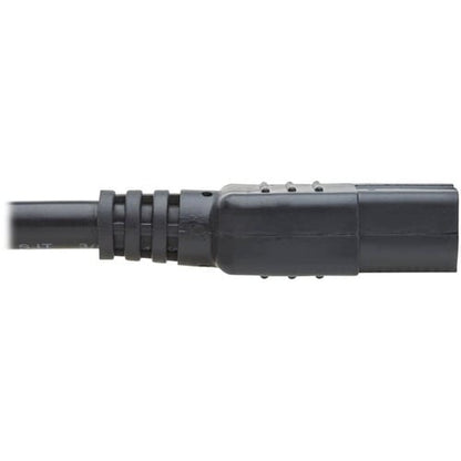 Cable de alimentación para computadora Tripp Lite de 2 pies, C14 a C15, resistente, 16 A, 14 AWG, 2 pies