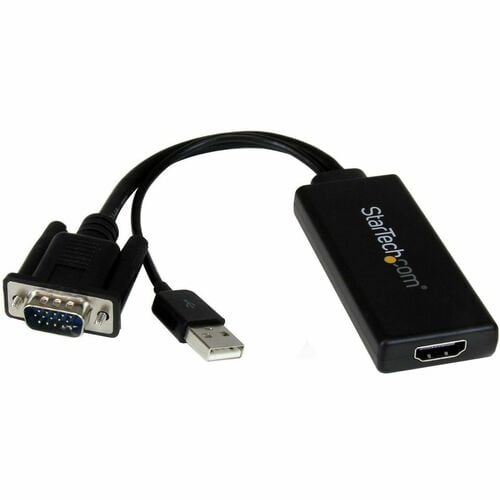 15PIN VGA TO 19PIN HDMI ADAP W/ 4PIN USB AUDIO POWER VGA TO HDMI