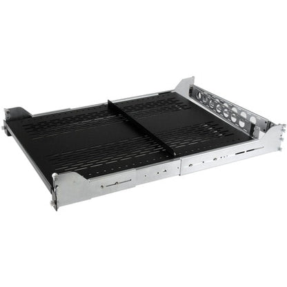 StarTech.com 2U Vented Sliding Rack Shelf w/ Cable Management Arm & 27