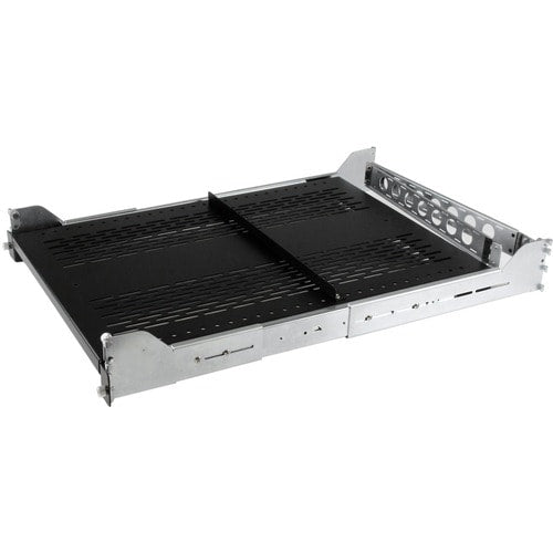Estante deslizante ventilado para rack StarTech.com 2U con brazo para administración de cables y 27