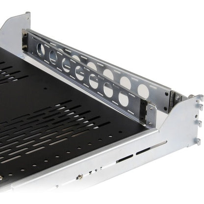 Estante deslizante ventilado para rack StarTech.com 2U con brazo para administración de cables y 27