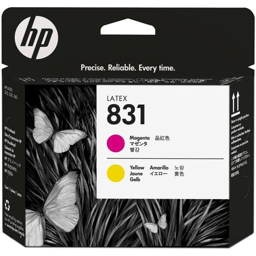 Cabezal de impresión láser original HP 831 - Paquete amarillo y magenta - Las