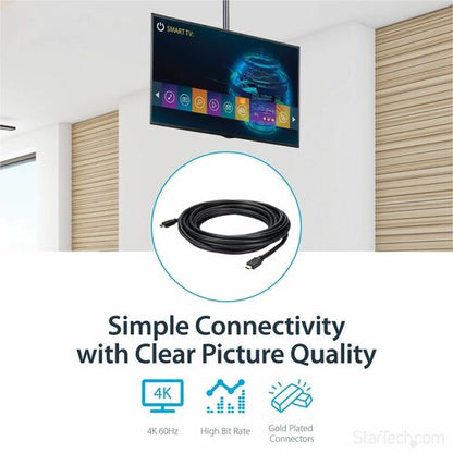 Câble HDMI plénum mural StarTech.com de 10,7 m