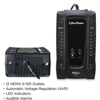 Cyber Power CyberPower AVR Series AVRG900U 900VA 480W Desktop UPS with