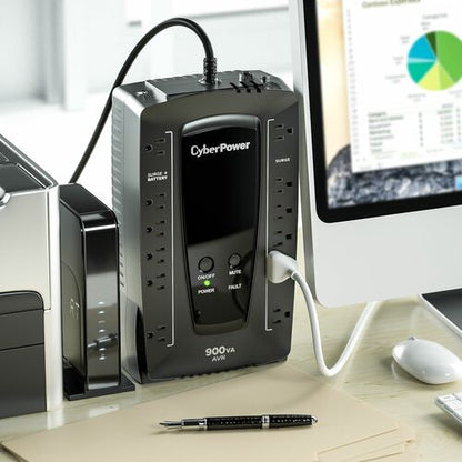 Cyber Power CyberPower AVR Series AVRG900U 900VA 480W Desktop UPS with