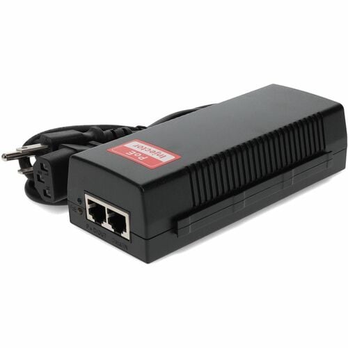 AddOn 60W POE Power Injector - 120 V AC, 230 V AC Input