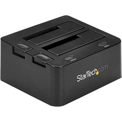 StarTech.com Dual-Bay USB 3.0 to SATA Hard Drive Docking Station, 2.5/
