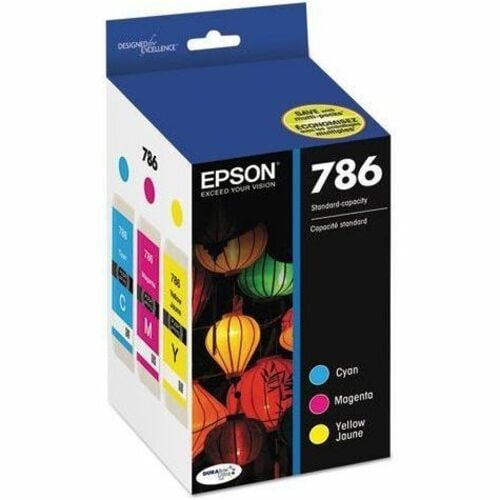 Cartouche d'encre jet d'encre d'origine Epson Claria 786 - Cyan, Magen