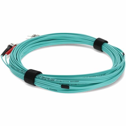 Cable de red de fibra óptica dúplex AddOn - Cable de red de fibra óptica de 9,8 pies
