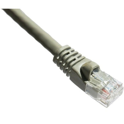 Câble de raccordement Axiom Memory Axiom 25 pieds CAT5E 350 MHz avec gaine moulée (gris)