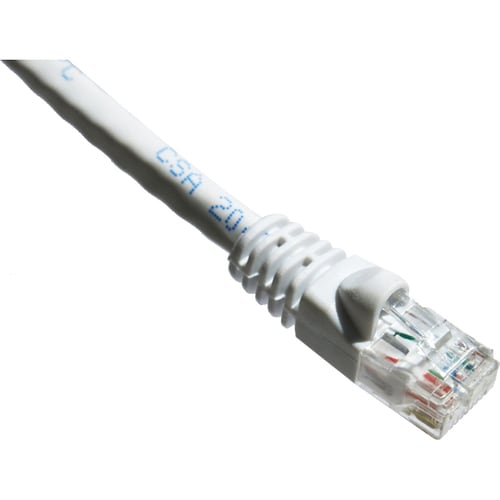 Câble de raccordement Axiom Memory Axiom 25 pieds CAT5E 350 MHz avec gaine moulée (blanc)