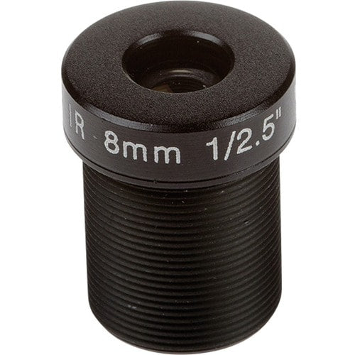 AXIS - 8 mmf/1,6 - Objectif fixe pour monture M12 - Conçu pour la surveillance