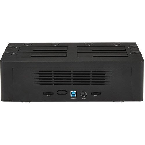 Base de disco duro/SSD SATA USB 3.0 de 4 bahías