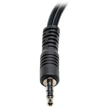 Tripp Lite 6in Audio Splitter 2x3 Position to 4-Position 3.5mm 6\" - 6\" (152.40 mm) Mini-