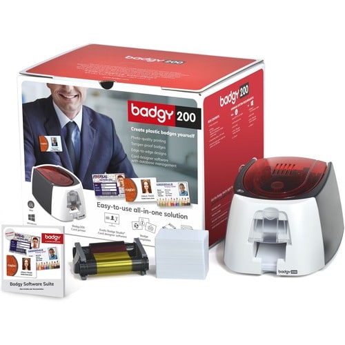 Imprimante de bureau simple face à sublimation thermique/transfert thermique Badgy Badgy200 - C