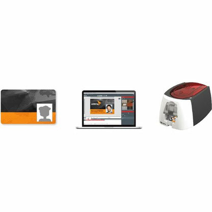 Imprimante de bureau simple face à sublimation thermique/transfert thermique Badgy Badgy200 - C