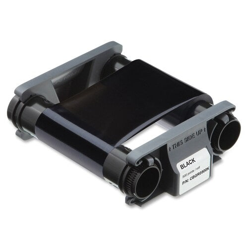 Evolis Ribbon - Thermal Transfer - 500 Cards - Black - 1 Each