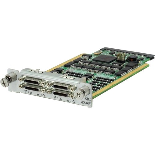 HPE MSR 4-Port Enhanced Sync / Async Serial SIC Module - For Data Networking