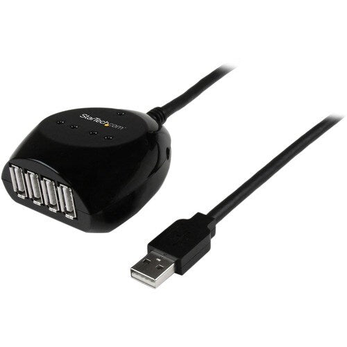 Câble actif USB 2.0 StarTech.com de 15 m avec hub 4 ports - Connectez 4 périphériques USB 2.0 jusqu'à 15