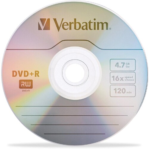 Verbatim AZO DVD+R 4.7GB 16X with Branded Surface - 25pk Spi