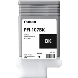 Cartouche d'encre jet d'encre d'origine Canon 107BK - Noir - 1 paquet -