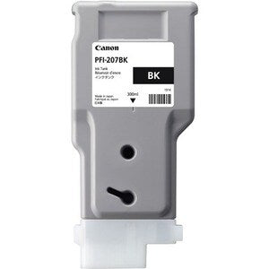 Cartucho de tinta de inyección original Canon PFI-207BK - Paquete negro -