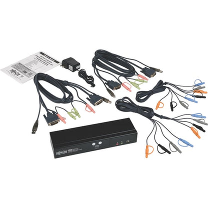 Convertisseur KVM DVI 2 points + AUD