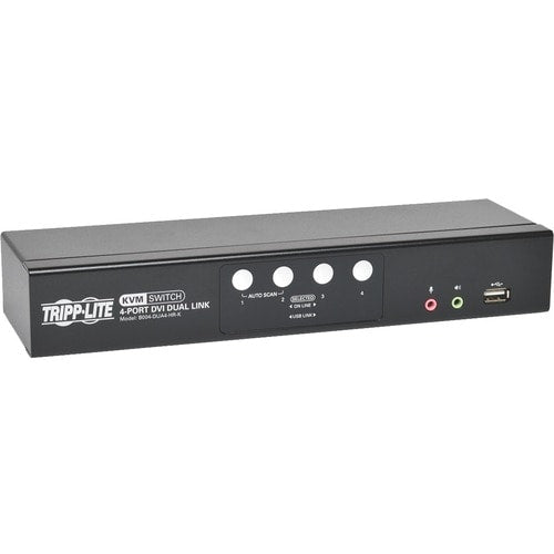 4PT DVI DLLNK+AUD KVM