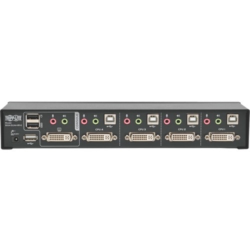 4PT DVI DLLNK+AUD KVM