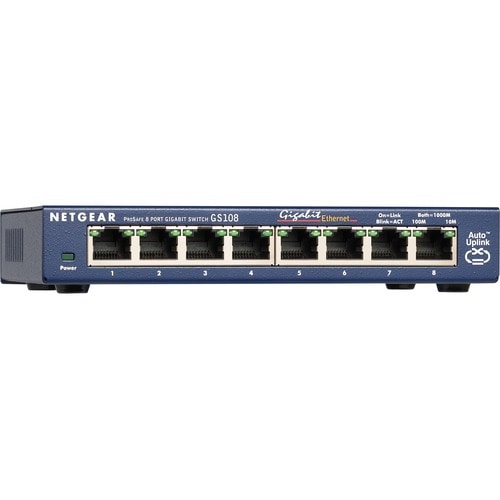 CONMUTADOR DE ESCRITORIO PROSAFE DE 8 PUERTOS GIGABIT