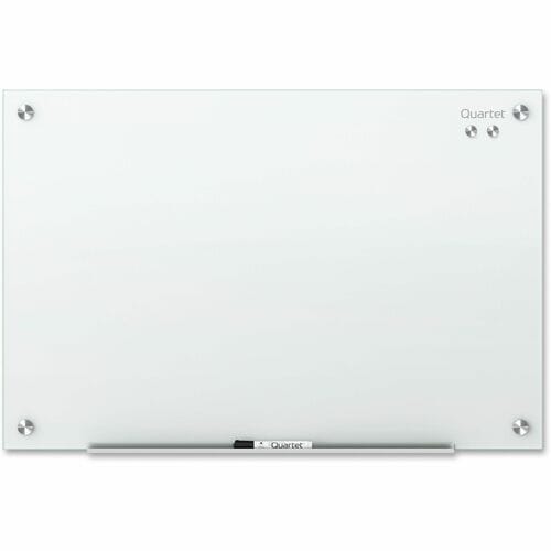 3X2 GLASS WHITE DRY ERASE BOARD