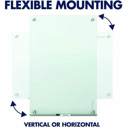 3X2 GLASS WHITE DRY ERASE BOARD