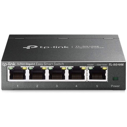 TL-SG105E CONMUTADOR INTELIGENTE FÁCIL DE ESCRITORIO DE 5 PUERTOS GIGABIT 10/100/1000 RJ45
