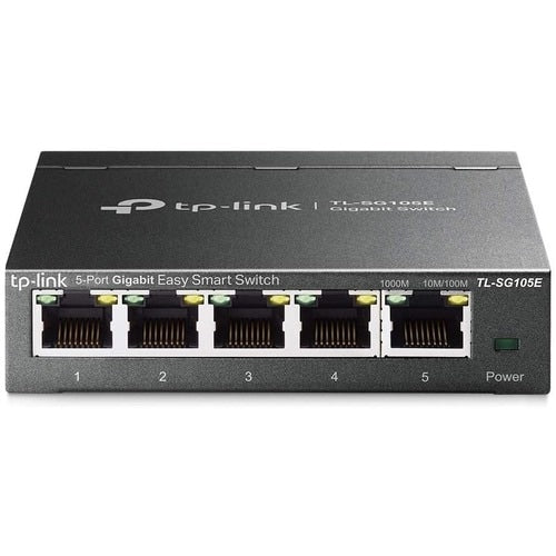 TL-SG105E CONMUTADOR INTELIGENTE FÁCIL DE ESCRITORIO DE 5 PUERTOS GIGABIT 10/100/1000 RJ45